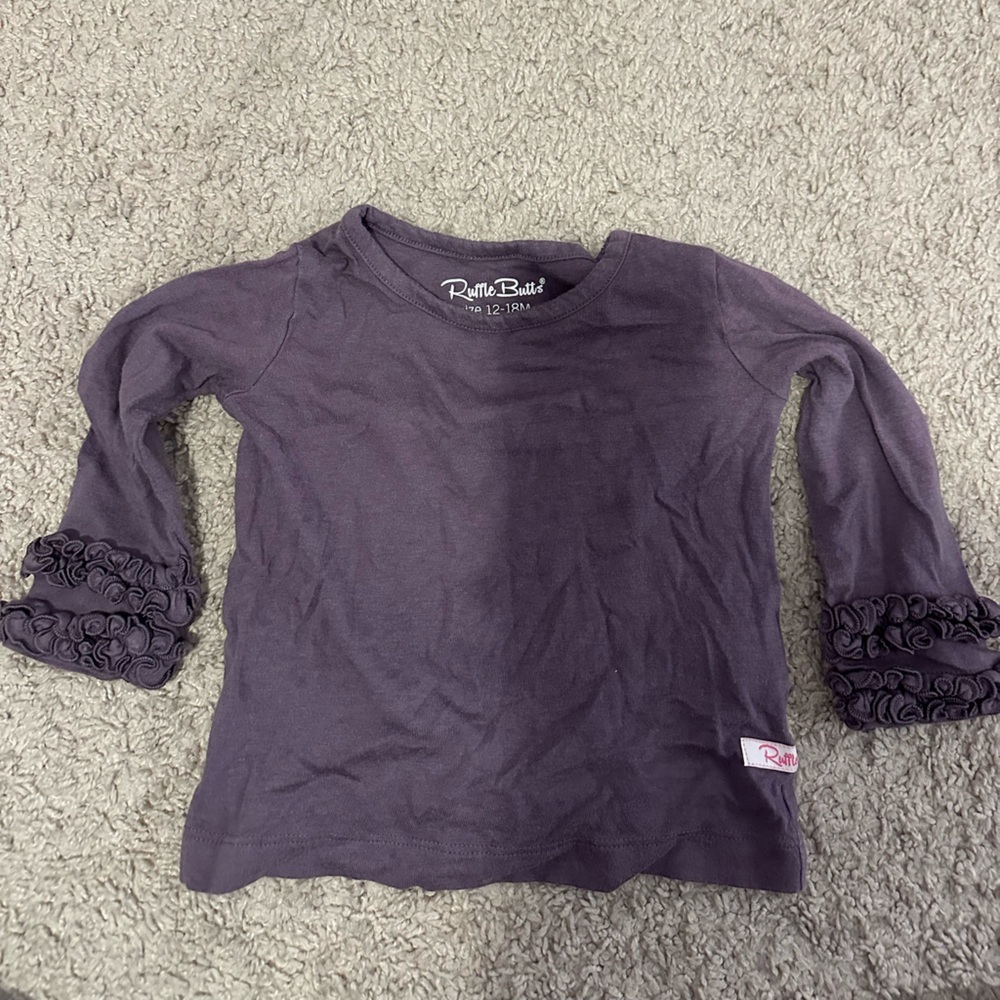 Ruffle Butts 12-18 month Long Sleeve Shirt